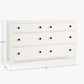 Briar 6-Drawer Wide Dresser (56w x 19d&quot;)