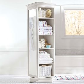 Display-It Rotating Bookcase with Mirror (20.5&quot;)