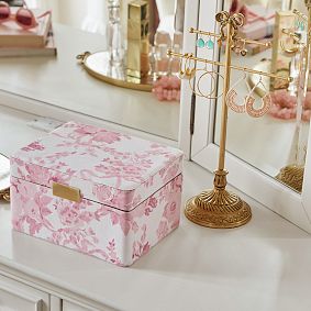 LoveShackFancy Pink Floral Jewellery Box