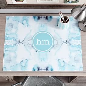 Personalized Desk Mat, Tie Dye