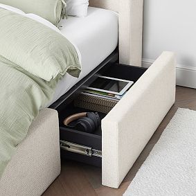 Shelter Upholstered Storage Bed