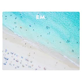 Beach Photo Real Personalized Desk Mat