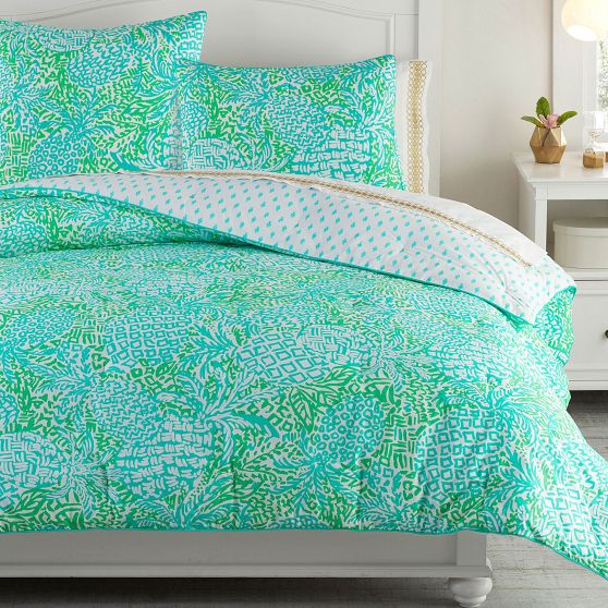 Lilly Pulitzer purchases x Pottery Barn Teen In the Swing of Things Tropical Sheet Set NEW