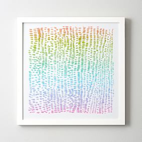 Multicolor Animal Pattern Framed Art