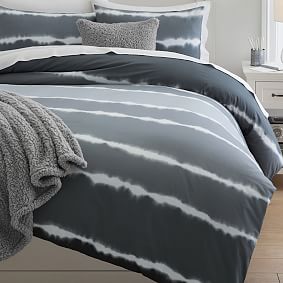 Tie-Dye Stripes Duvet Cover