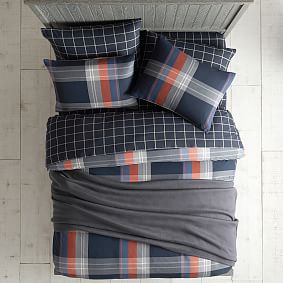 Walker Plaid Duvet Cover