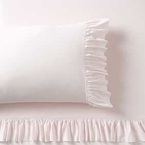 Washed Cotton Ruffle Organic Sheet Set