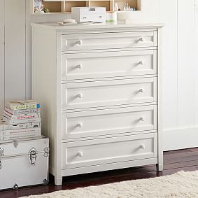 Beadboard Chest of Drawers, 5-Drawer (36w x 19d&quot;)