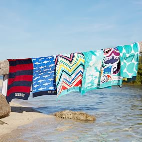 Boardwalk Bloom Beach Towel