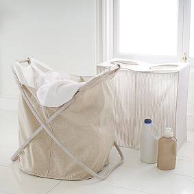 Divided Butterfly Laundry Hamper