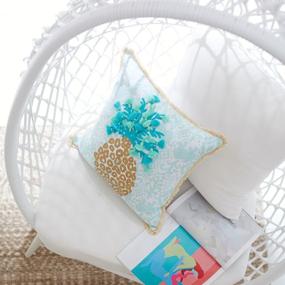 Lilly pulitzer pineapple pillow hotsell