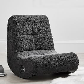 Charcoal Sherpa Mini Gaming Chair