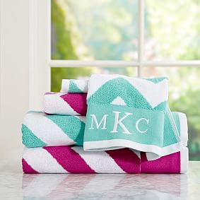 Chevron Bath Towels