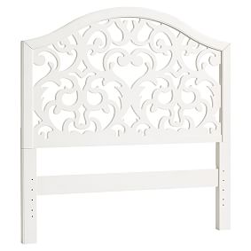 Floral Cut-Out Headboard