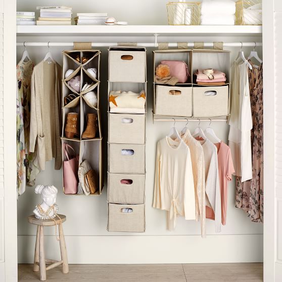 Shoe Hanging Organizer Closet Set | Closet Organizers | Pottery Barn Teen