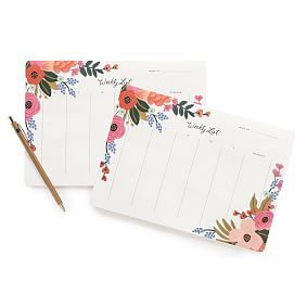 Rifle Paper Co. Lively Floral Weekly Desk Pad