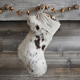 Pony Faux-Fur Stocking