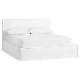 Reese Platform Bed Frame &amp; Slipcover Set