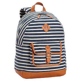 Northfield Navy Stripe Backpack