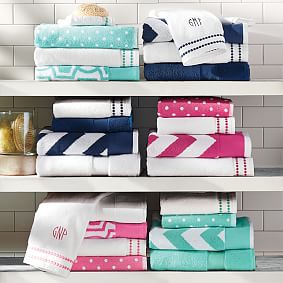 Chevron Bath Towels