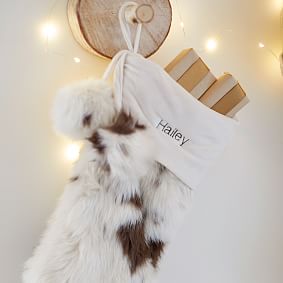 Pony Faux-Fur Stocking