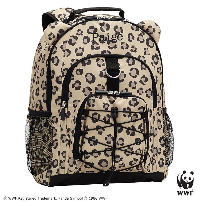 Gear Up World Wildlife Fund Leopard Critter Backpack Pottery Barn Teen