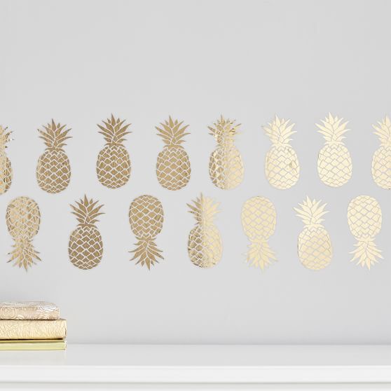 Pineapple Wall Decals | Pottery Barn Teen