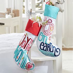 Ivory Ballerina Embroidered Holiday Christmas Personalized buy Stocking