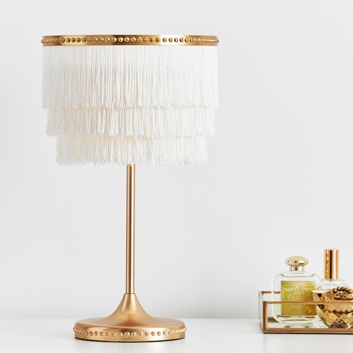 The Emily &amp; Meritt Fringe Table Lamp