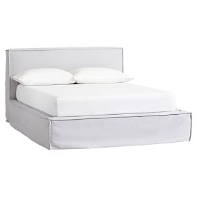 Reese Platform Bed Frame &amp; Slipcover Set