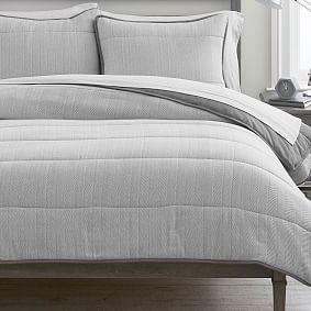 Camden Herringbone Reversible Comforter