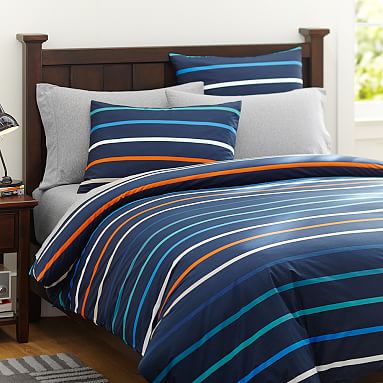 Pottery Barn Teen 2024 Harbor Stripe Duvet