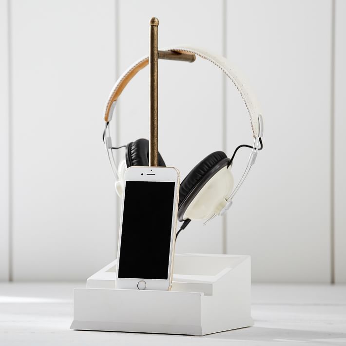 Classic Wooden Headphone Holder