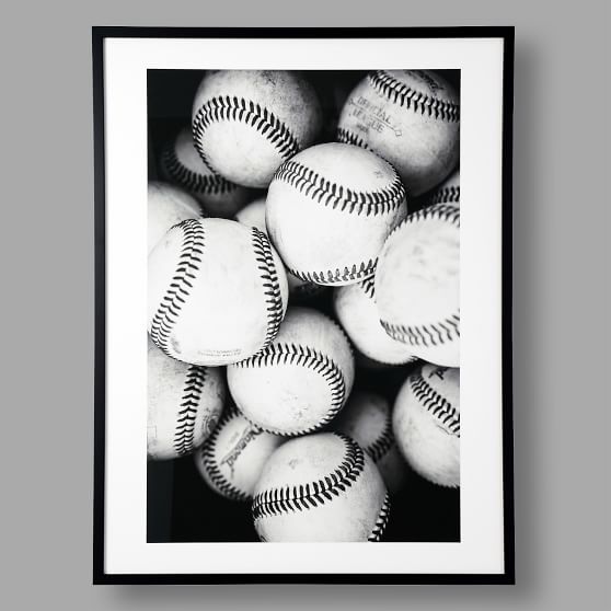 PB Teen MLB Vintage Vibe Baseball sold Wall Murals (Set of 2)