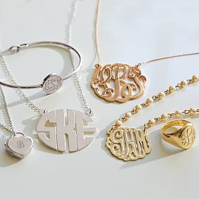 Monogram Sans Serif Pendant