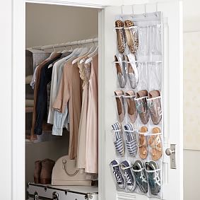 Vinyl Over The Door Shoe Rack