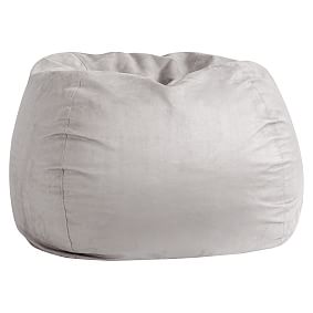 Light Gray Performance Everyday Suede&#8482; Beanbag