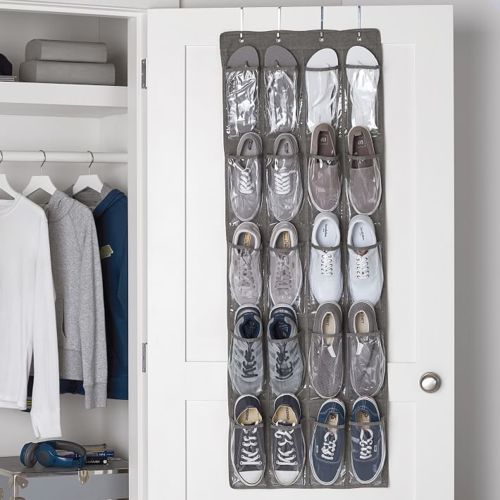 Vinyl Over The Door Shoe Rack