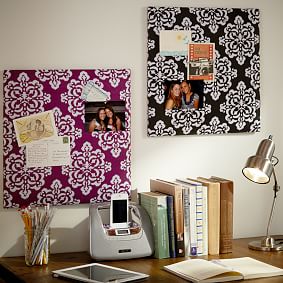 Damask Ikat No Nails Pinboards