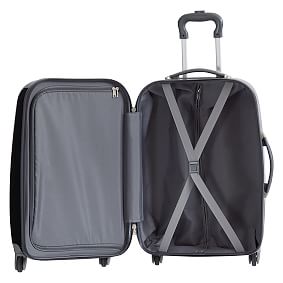 Hard-Sided Carry-On Spinner, Black