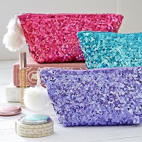 Sparkle Sequin Beauty Pouch