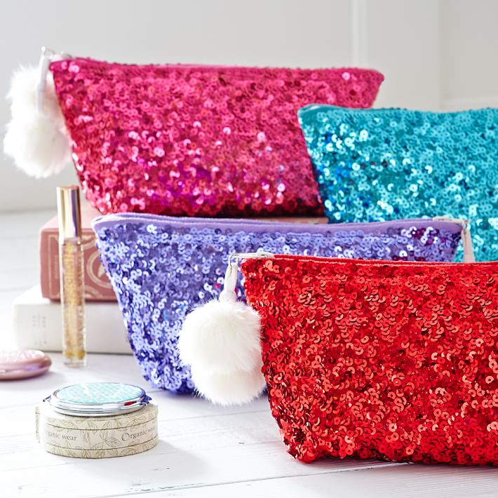 Sparkle Sequin Beauty Pouch