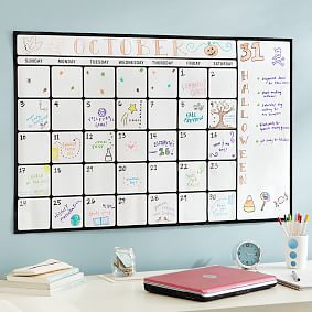 Dry-Erase Calendar Decal