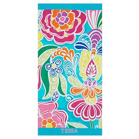 Boardwalk Bloom Beach Towel