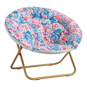 Lilly Pulitzer Hang-A-Round Chair, Slathouse Soiree Print