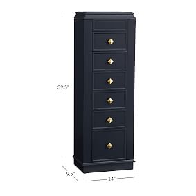 Emily &amp; Meritt Regency Floor-Standing Jewellery Armoire