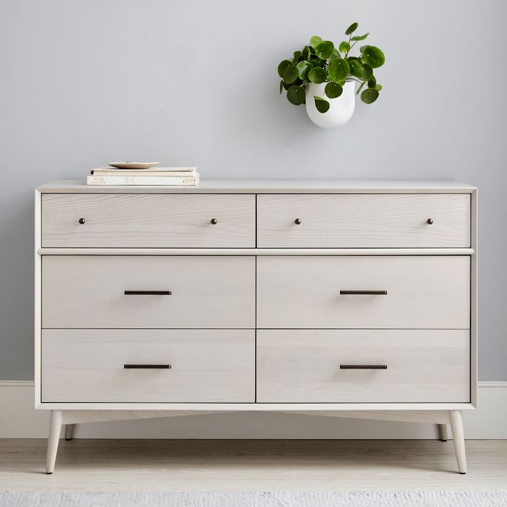 west elm x pbt Mid-Century 6-Drawer Wide Dresser (56w x 18d&quot;)