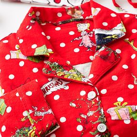 Dr. Seuss's The Grinch&#8482; Organic Festive Flannel Pajama Set