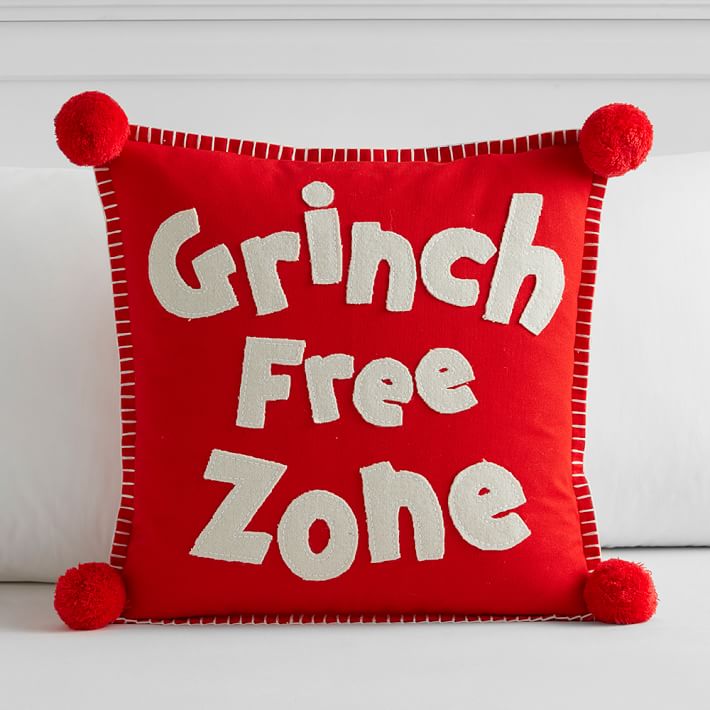 Dr. Seuss's The Grinch&#8482; Free Zone Pillow Cover