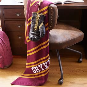 Harry Potter&#8482; Collegiate Stripe House Throw